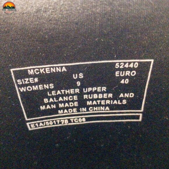 Bogs McKenna Rain Boots Black Leather Mid-Calf Waterproof Women's Size 9 - Picture 8 of 11